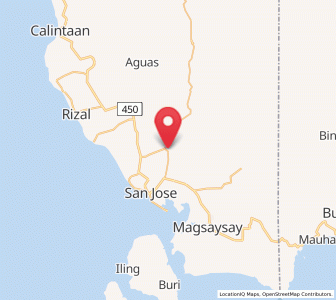 Map of Magbay, Mimaropa