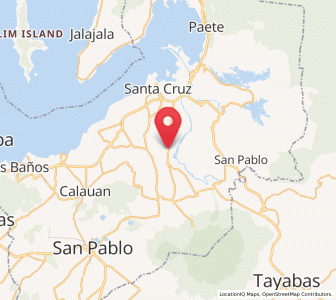 Map of Magdalena, Calabarzon