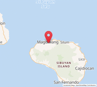 Map of Magdiwang, Mimaropa