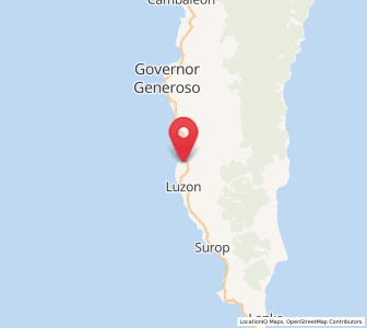 Map of Magdug, Davao