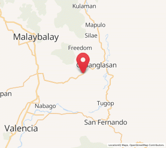 Map of Maglamin, Northern Mindanao