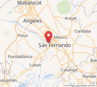 Map of Magliman, Central Luzon