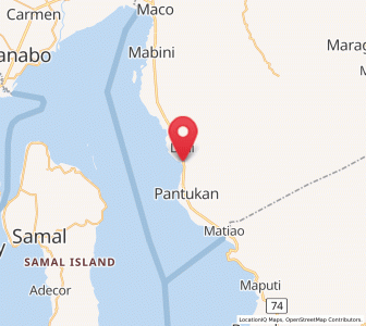 Map of Magnaga, Davao