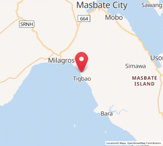 Map of Magsalangi, Bicol
