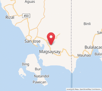 Map of Magsaysay, Mimaropa