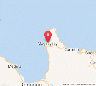 Map of Magsaysay, Northern Mindanao