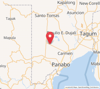 Map of Magsaysay, Davao