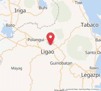 Map of Mahaba, Bicol