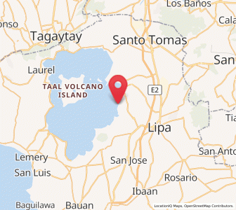 Map of Mahabang Parang, Calabarzon