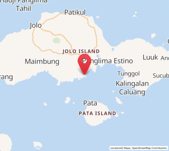 Map of Mahala, Autonomous Region in Muslim Mindanao