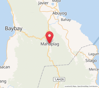 Map of Mahaplag, Eastern Visayas