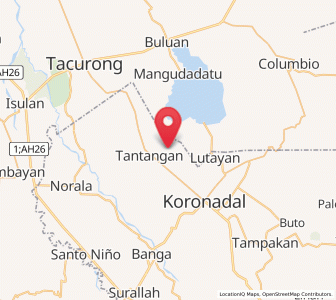 Map of Maibu, Soccsksargen
