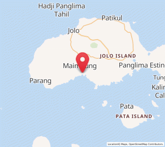 Map of Maimbung, Autonomous Region in Muslim Mindanao