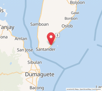 Map of Mainit, Central Visayas