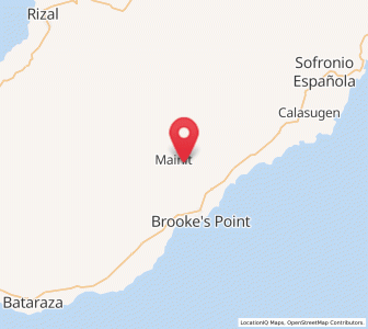 Map of Mainit, Mimaropa