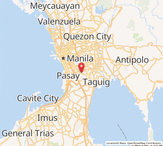 Map of Makati City, Metro Manila