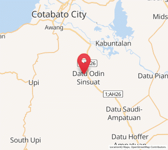 Map of Makir, Autonomous Region in Muslim Mindanao