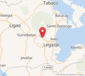 Map of Malabog, Bicol