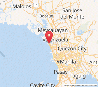 Map of Malabon, Metro Manila