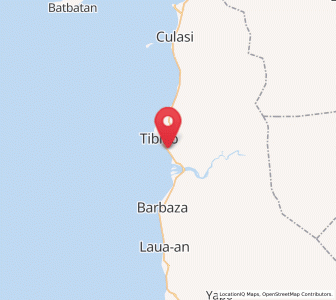Map of Malabor, Western Visayas