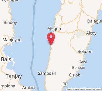 Map of Malabuyoc, Central Visayas