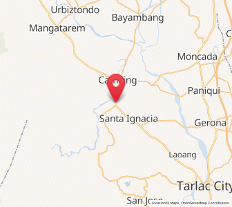 Map of Malacampa, Central Luzon