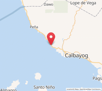 Map of Malajog, Eastern Visayas