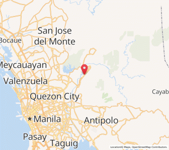 Map of Malanday, Calabarzon