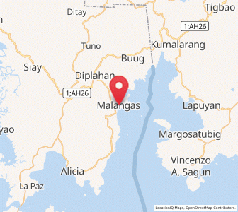 Map of Malangas, Zamboanga Peninsula
