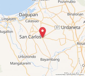 Map of Malasiqui, Ilocos