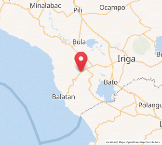 Map of Malawag, Bicol