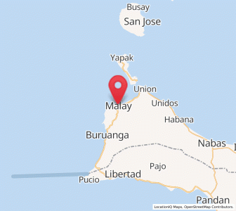 Map of Malay, Western Visayas