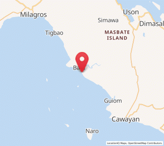 Map of Malbug, Bicol