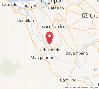 Map of Malibong East, Ilocos
