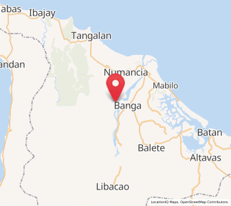 Map of Malinao, Western Visayas