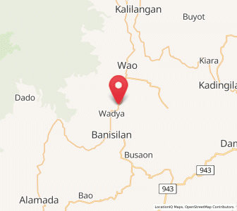 Map of Malinao, Soccsksargen