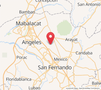 Map of Malino, Central Luzon