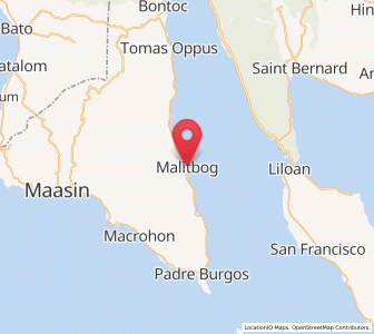 Map of Malitbog, Eastern Visayas
