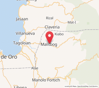 Map of Malitbog, Northern Mindanao