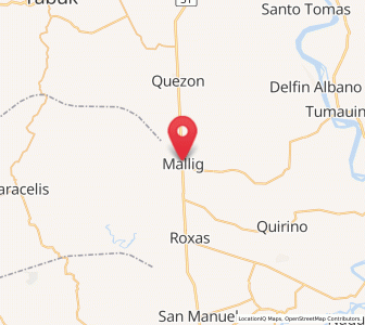 Map of Mallig, Cagayan Valley