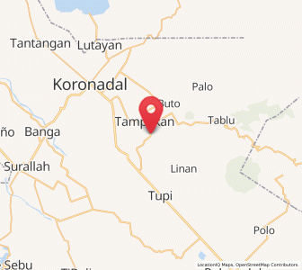 Map of Maltana, Soccsksargen