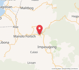 Map of Maluko, Northern Mindanao