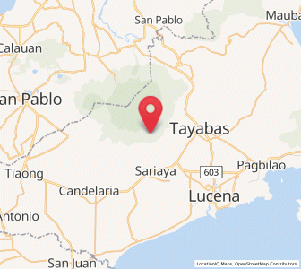Map of Mamala, Calabarzon