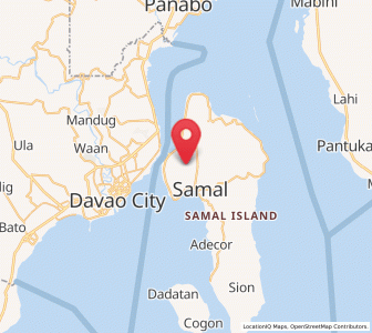 Map of Mambago, Davao