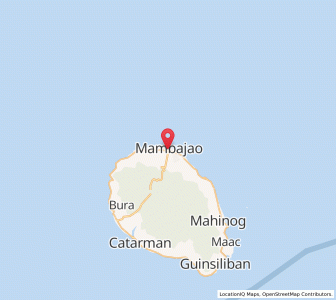 Map of Mambajao, Northern Mindanao