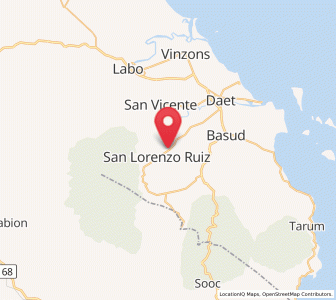 Map of Mampurog, Bicol