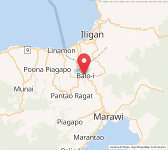 Map of Mamungan, Northern Mindanao