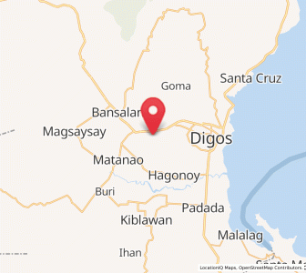 Map of Managa, Davao