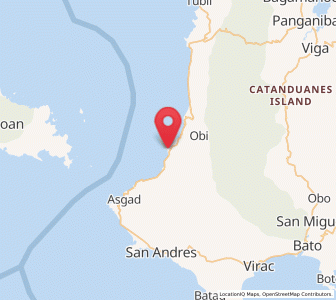 Map of Manamrag, Bicol