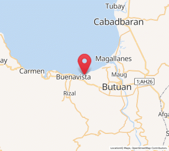 Map of Manapa, Caraga